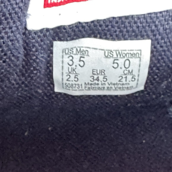 Size M3.5/W5 - Vans Off The Wall Old Skool Sneakers Skate Shoes Suede‎ Black - Picture 7 of 8